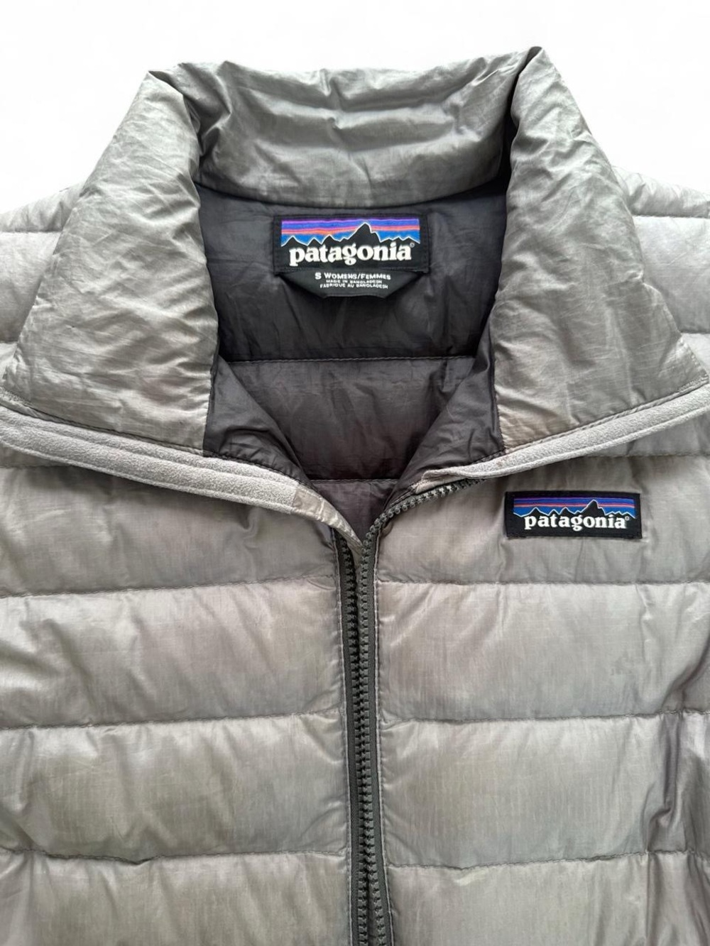 Patagonia Down Jacket in Light Gray